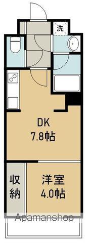 THE IOT HARANOMACHI α(1DK/1階)の間取り写真