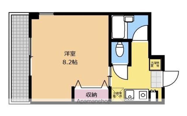 アリーナ橋本(1K/4階)の間取り写真