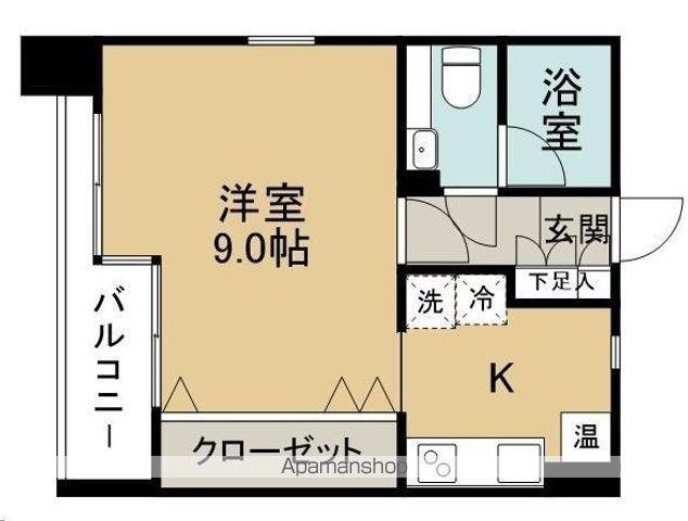 アーバンプラザ北四番丁(1K/6階)の間取り写真
