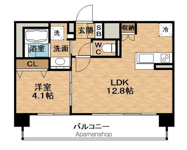 SOLLEVANTESHINUMEDA(1LDK/3階)の間取り写真
