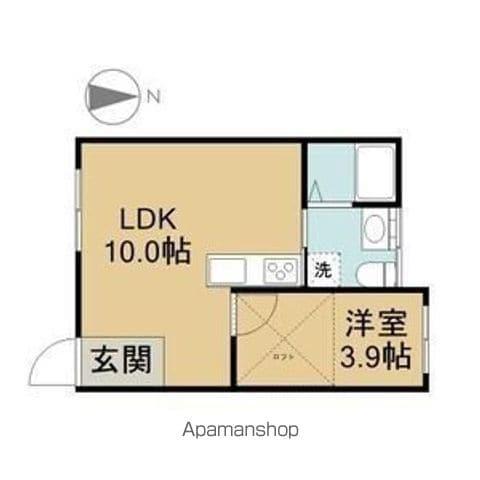 エラット(1LDK)の間取り写真