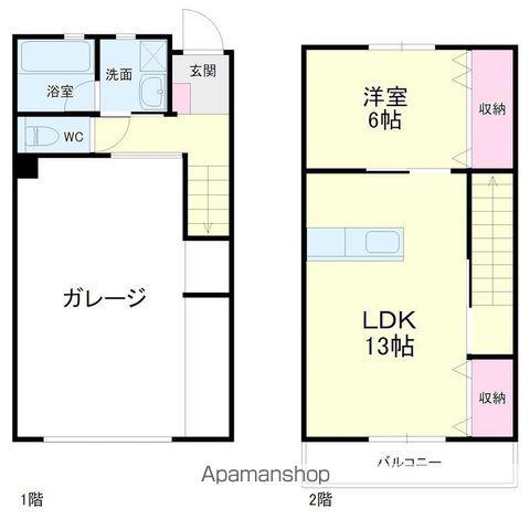 シン・グリーンコーポ(1LDK)の間取り写真