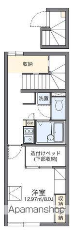 レオパレスFOREST(1K/2階)の間取り写真