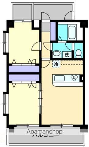 GLYCINE-グリシーヌー(2LDK/2階)の間取り写真