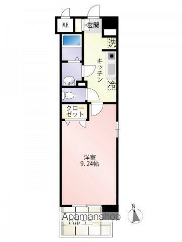 第30友建ビル(1K/7階)の間取り写真