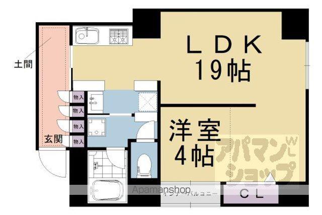 A-TERRACE(1LDK/2階)の間取り写真