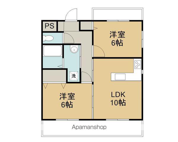 サンセットサミット(2LDK/3階)の間取り写真