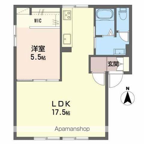 シャトレ・ケイ(1LDK/1階)の間取り写真