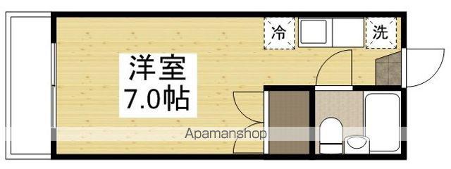 エトワール21 1号館(ワンルーム/3階)の間取り写真