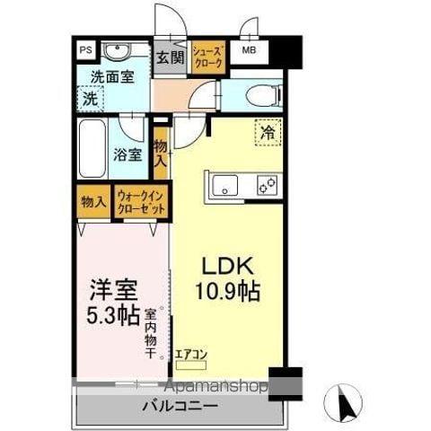 LUMIERE(1LDK/7階)の間取り写真