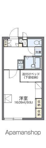 レオパレスドリーム坂出(1K/1階)の間取り写真