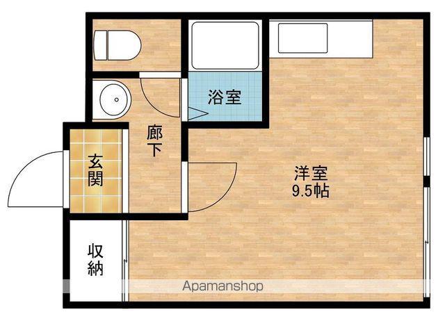 マスターズエル松之浜582(ワンルーム/1階)の間取り写真
