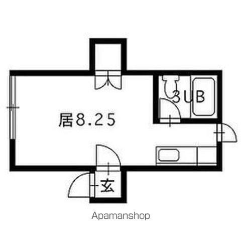 ミカホパナハイツ(1K/2階)の間取り写真
