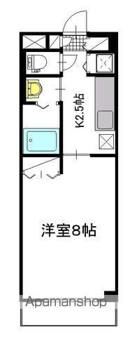 クレーネFLAT(1K/1階)の間取り写真