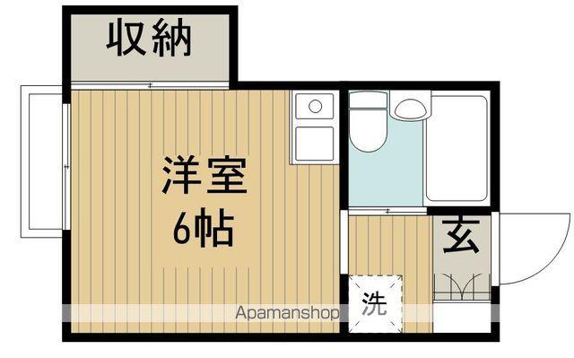 エクセル・フジ(ワンルーム/2階)の間取り写真