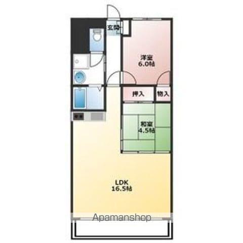 KIソシア Ⅰ(2LDK/2階)の間取り写真