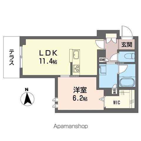 プレミアメゾン戸田(1LDK/1階)の間取り写真