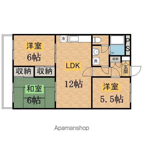 リバーサイドソシア(3LDK/3階)の間取り写真