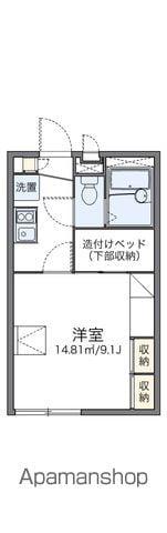 レオパレス田島Ⅱ(1K/1階)の間取り写真