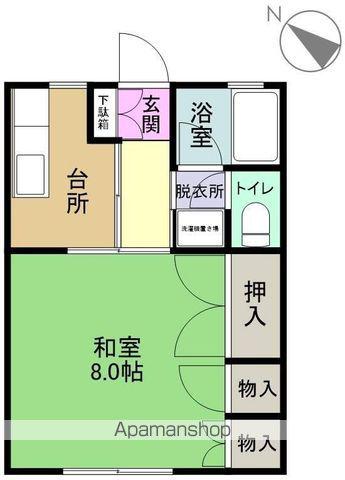 シーサイド糸魚川(1K/2階)の間取り写真