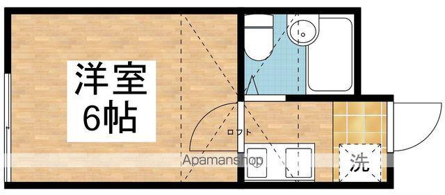 ポートヴィラ江南(1K/2階)の間取り写真