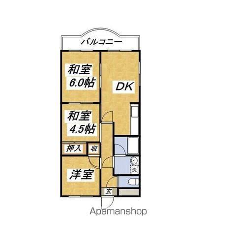 エクセル秀光(3DK/1階)の間取り写真