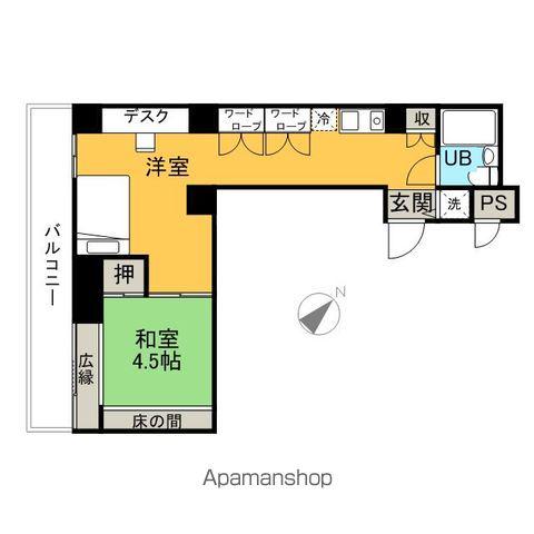 アルファコンフォート博多(1LDK/3階)の間取り写真