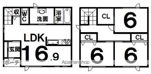ジュノンⅥ(3LDK)の間取り写真