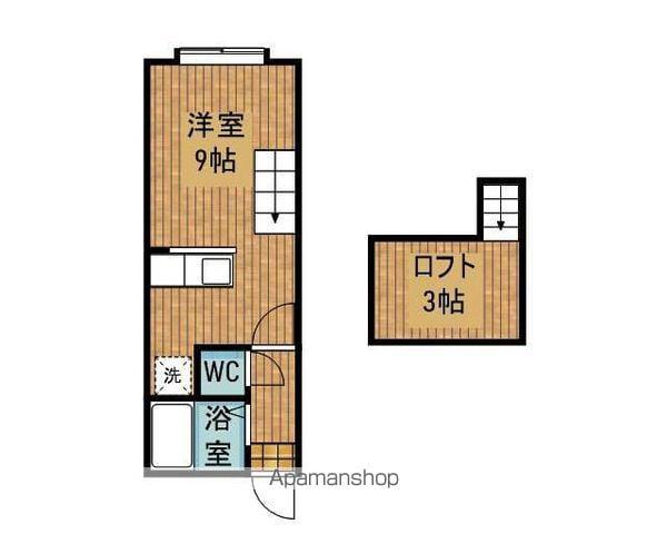 AMS文京台南町壱番館(1K/2階)の間取り写真