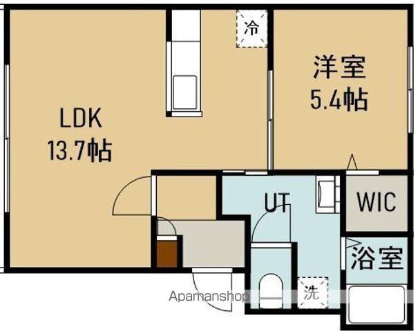 AVANT GARDEⅦ(1LDK/1階)の間取り写真