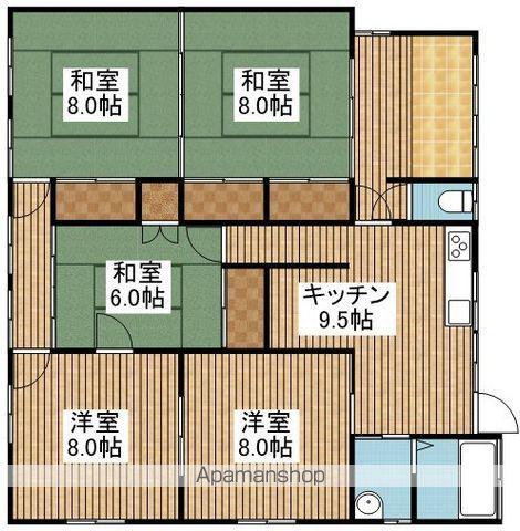 関屋駅寿ハイツ(5K/1階)の間取り写真