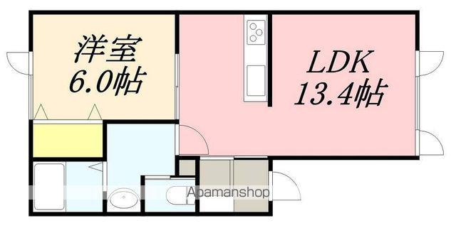 アルティジャーノ(1LDK/1階)の間取り写真