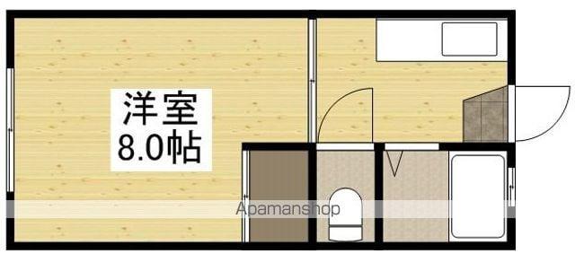 ASURIITO A(1K/1階)の間取り写真