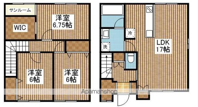 エルピス(3LDK/1階)の間取り写真