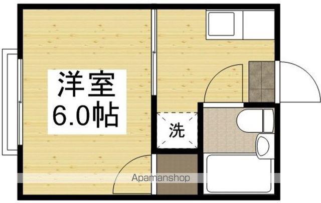 シャルマンA棟(1K/2階)の間取り写真