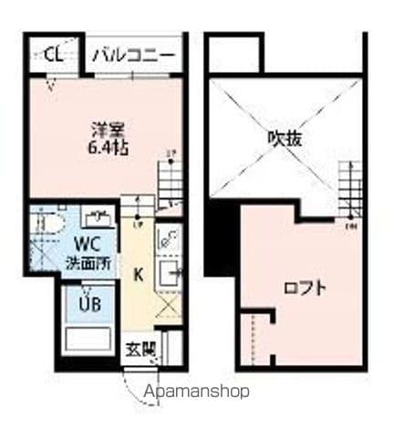 RESIDENCECEJUN(ワンルーム/1階)の間取り写真