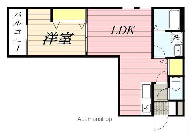 CORRETTO NOB博多駅南(1LDK/3階)の間取り写真