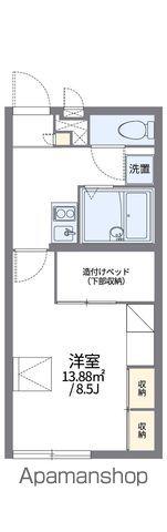 レオパレスイーストCREEKⅡ(1K/1階)の間取り写真