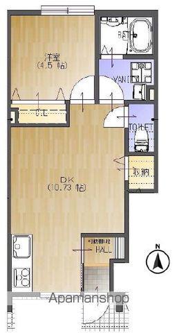 クレインハイツ(1LDK/1階)の間取り写真