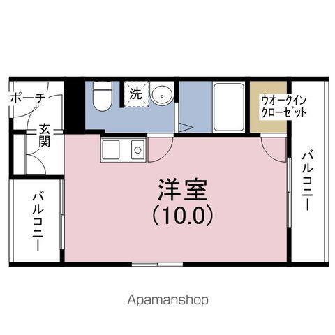 鶴橋末広ビル(ワンルーム/2階)の間取り写真