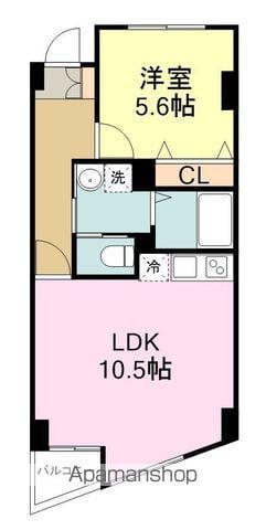プレミュール(1LDK/5階)の間取り写真