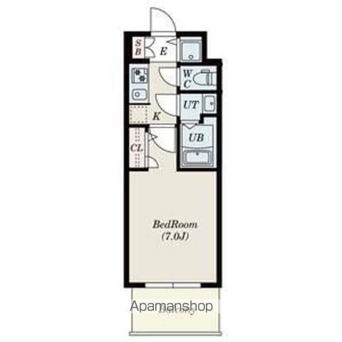 S-RESIDENCE大阪九条ノース(1K/10階)の間取り写真