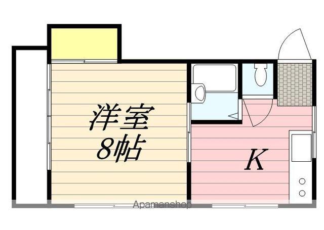 コーポ重見(1K/2階)の間取り写真