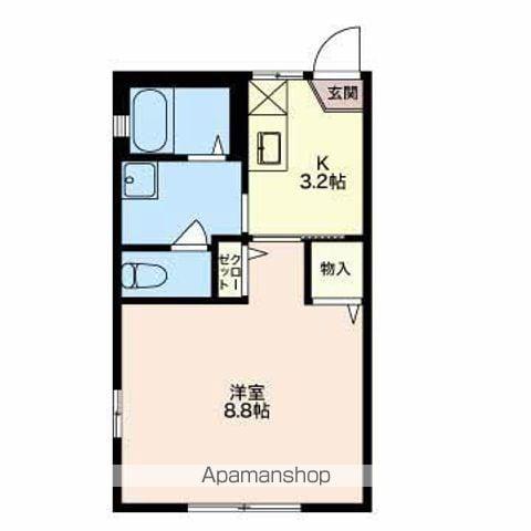 サンマルコ吉澤CD(1K/1階)の間取り写真