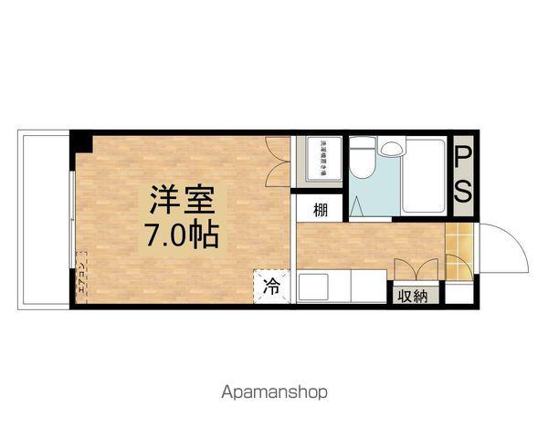 第1橋本ビル(ワンルーム/2階)の間取り写真