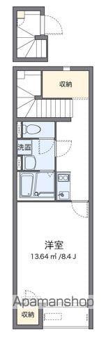 クレイノサンマルトル(1K/2階)の間取り写真