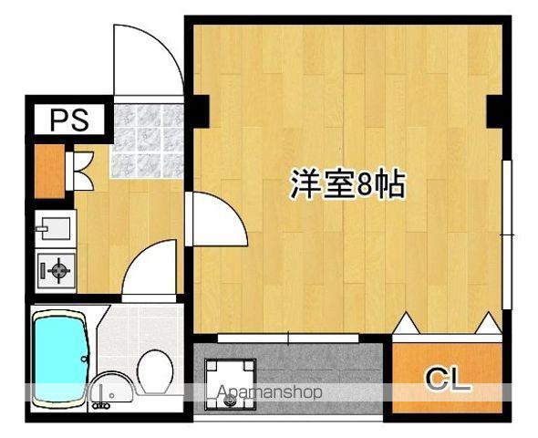 シャトーレ瑞穂(1K/1階)の間取り写真