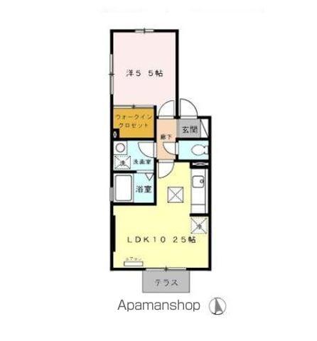 ライフステージⅡ(1LDK/1階)の間取り写真