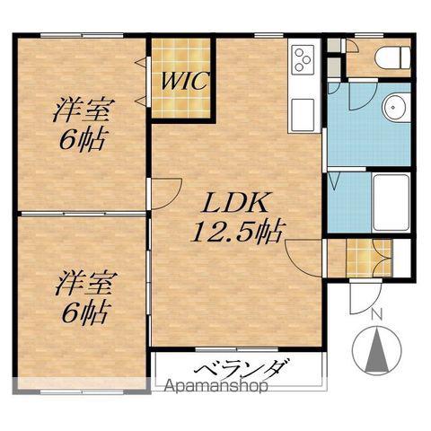 エスペランサⅢ(2LDK/2階)の間取り写真
