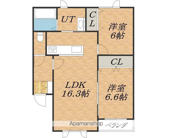 エムエル13(2LDK/3階)の間取り写真
